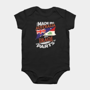 Made In Australia With Iraqi Parts - Gift for Iraqi From Iraq Baby Bodysuit